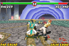 Mortal Kombat Tournament Edition screenshot 3 for GameBoy Advance